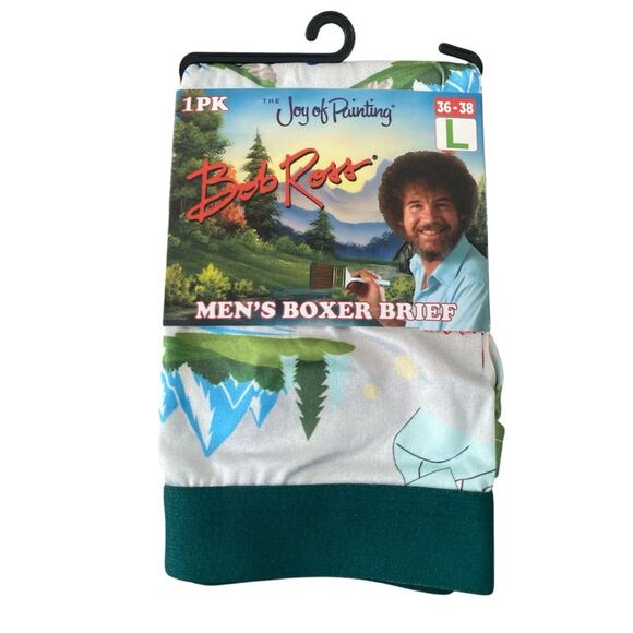 Bob Ross the joy of painting mens boxer briefs - Picture 1 of 5